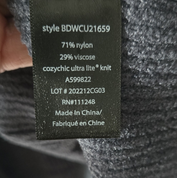 NWT Barefoot Dreams CozyChic Ultra Lite Cocoon Long Cardigan Stargazer Size 3X - Picture 6 of 7